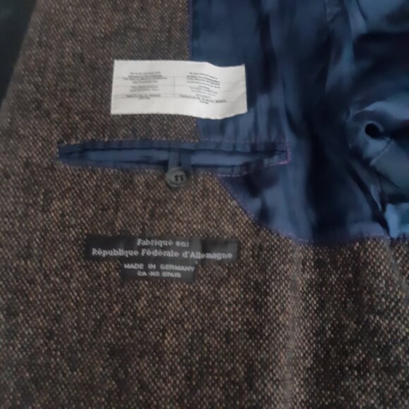 1970s Bugatti SZ44R Vintage Unstructured Men's 2 Button Casual Jacket Sport Coat - Picture 10 of 16